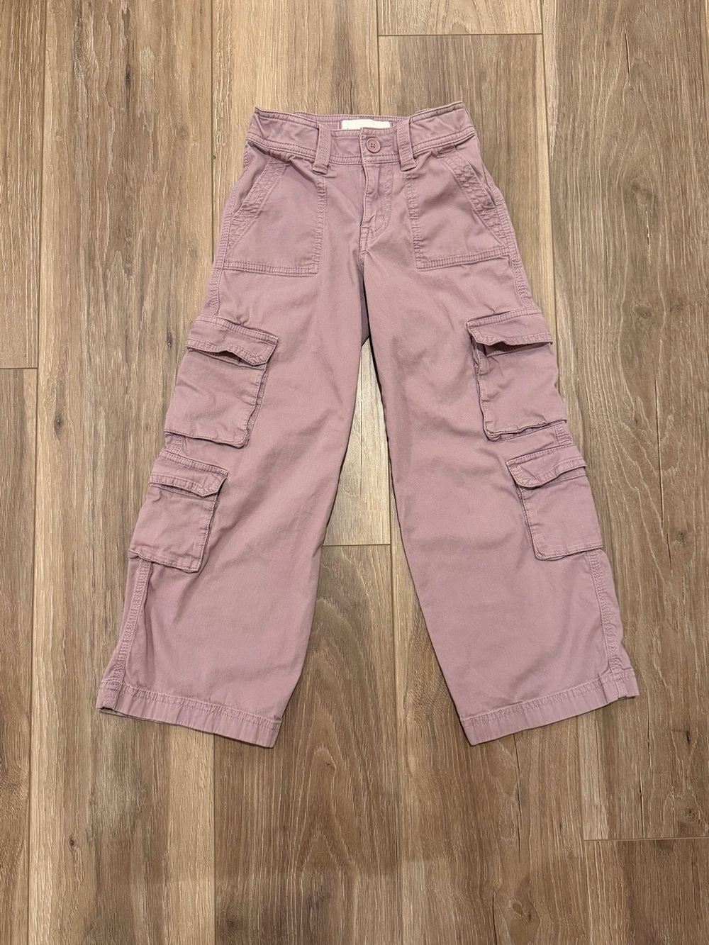 abercrombie kids 5/6 LONG - Dusty Purple Cargo Pants